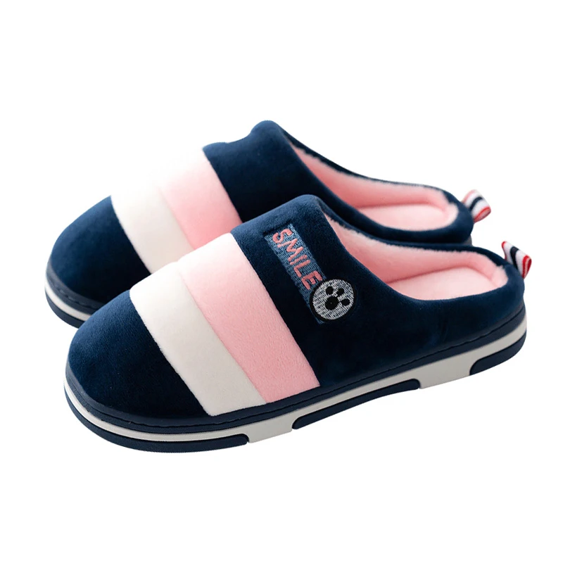 

house slippers shoes 2020 unisex Couples Cotton Slippers Indoor Warm Autumn Antis Kid Lovely Home Mixed Color Man Woman footwear