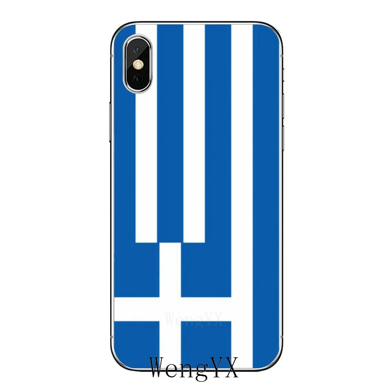 Греческие греческие национальные флажки-аксессуары чехол для телефона для Apple iPhone 11 Pro XS Max XR X 8 7 6 6S Plus 5 5S SE - Цвет: National-Flags-C-07