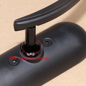 

Mini Oval Mirror For Harley Sportster Dyna Glide Parts Accessories 1 Pair Black