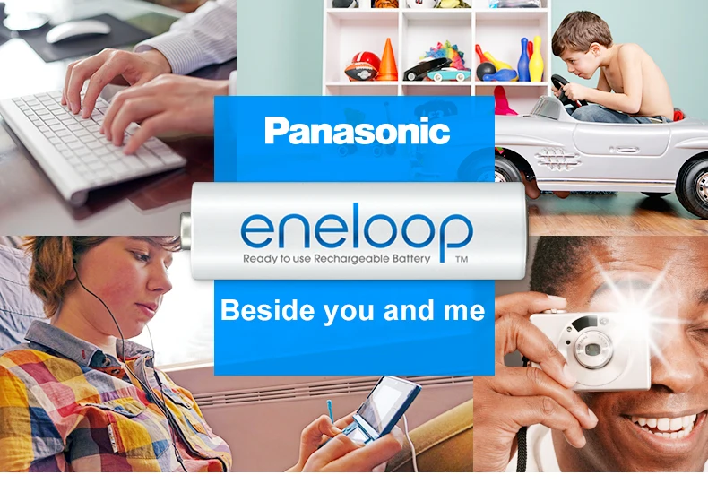Panasonic eneloop AA Ni-MH аккумуляторная батарея 8 секция синий океан Ограниченная серия аккумуляторная батарея