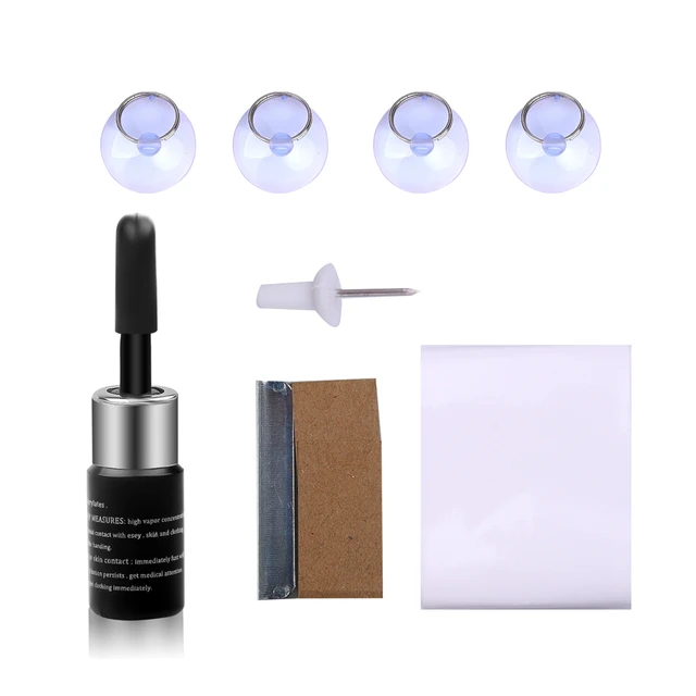 Kit de réparation de verre liquide pour pare-brise de voiture, agent de  réparation, colle pour fissures, ensemble de tests de caractérisation -  AliExpress