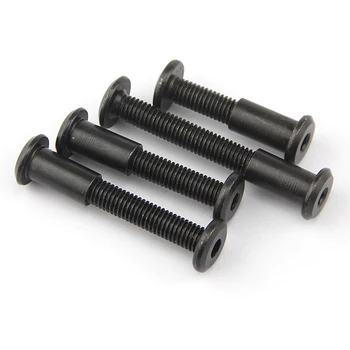 

black color M6x12 - 80mm Furniture locking Bolt nut plate fastener screw nut particle board longer screw panel fastener