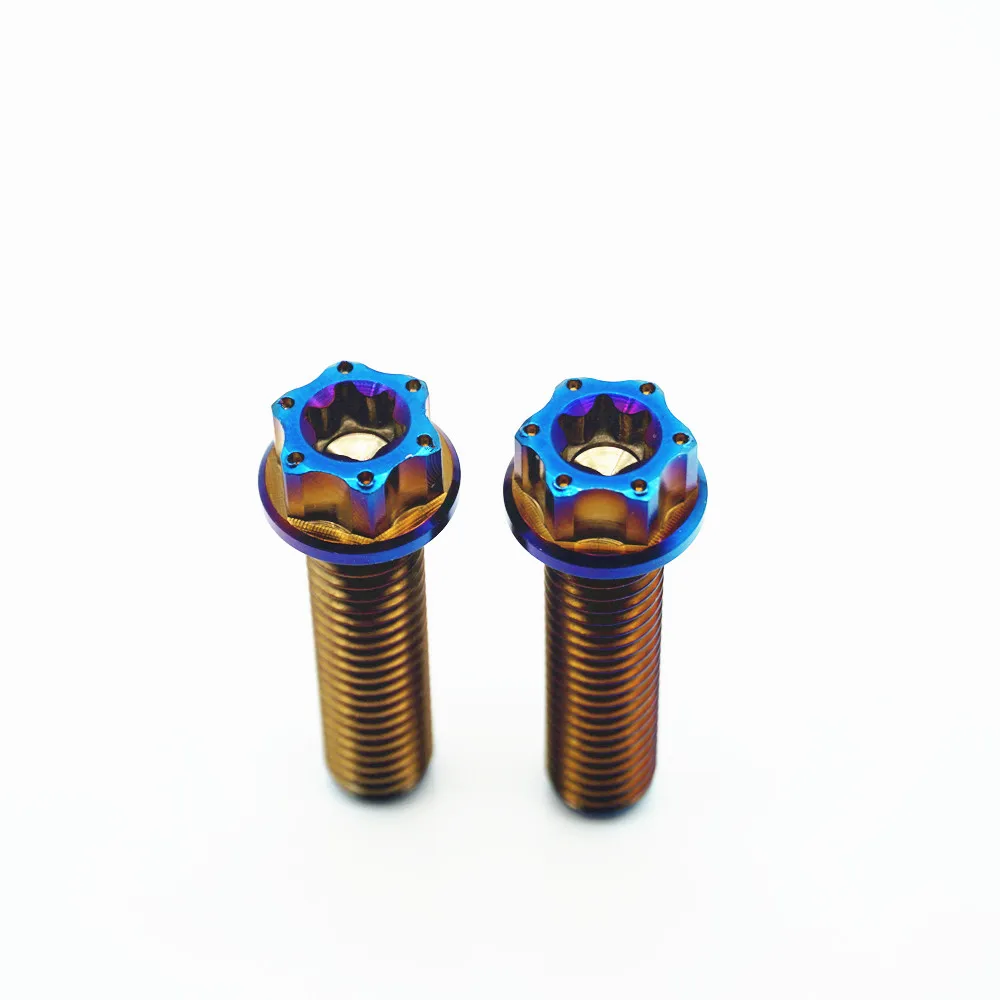 Титановые болты M8 x 20 25 мм Torx фланец Ti винты крепеж для мотоцикла титановые винты Ti крепеж