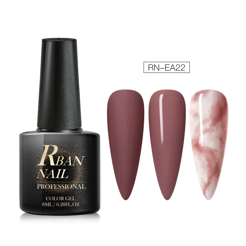 S07825 RBAN NAIL 8 мл Цветной Гель-лак для ногтей Sock Off длительный гель лак для ногтей Цветущий матовый эффект УФ гель лак Инструменты для дизайна ногтей - Цвет: S07825