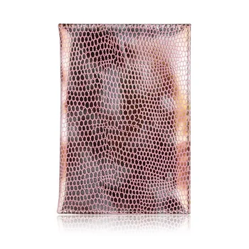

40PCS / LOT Simple Mesh PU Passport Cover Passport Case Traveling Portable Card Holder