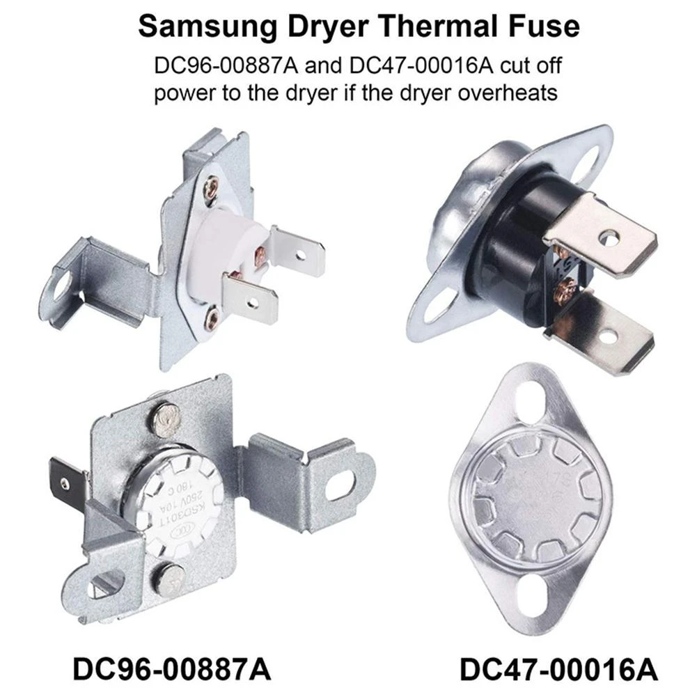 Elemento calefactor para secador, termostato de fusible térmico, Kit de reparación de secador de repuesto para Samsung Kenmore, accesorios para secador|Bolas y discos de lavandería| - AliExpress