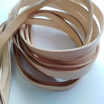 

Vegetable tanned cowhide 2.8-3.2 mm plain weave natural color handbag with strap strap double color layer can be dyed with good