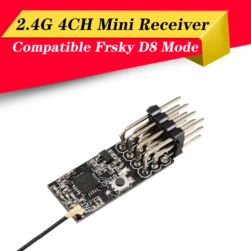 2 4G 4CH Mini Frsky D8 совместимый приемник с ШИМ-выходом для X9D / XJT (D8 Mode) DJT/DFT/DHT передатчик