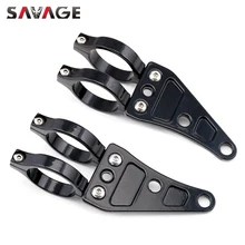 Clamp-Holder Bracket-Head-Lamp Fork Motorcycle-Headlight-Mount Front-Motorbike-Accessories