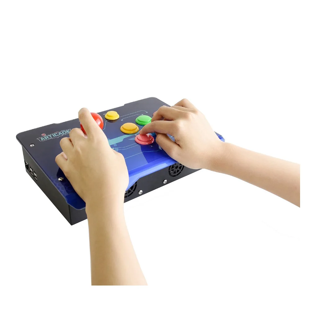 

ShenzhenMaker Waveshare Arcade-C-1P Arcade Console Raspberry Pi 3B+ controller Supports RetroPie KODI HDMI / USB / 1080P Resolut