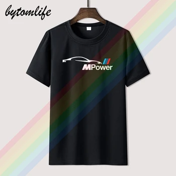 

BMW Germany Car Mpower Motorsport Custom T-Shirt Tee 2019 New Fashion Brand Clothing O-Neck Teenage T-Shirt Cool Tee