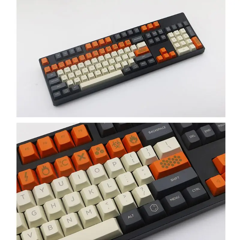 УГЛЕРОДНЫЙ ЦВЕТ 104 + 21 клавиша лазерная резьба OEM профиль PBT для filco Cherry G80 3800 3850 3000