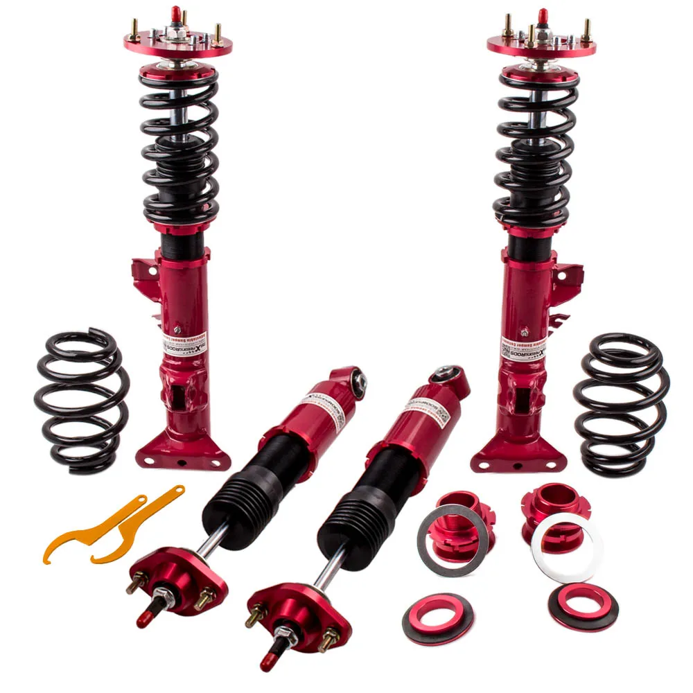 Coilovers регулируемая подвеска для BMW 3 серии E36 красный 1991 98 демпфер сила передняя