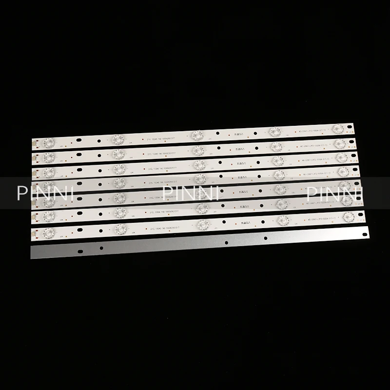 8Pcs X 50 Inch Retroilluminazione A Led Strisce Per Akai Tv Ms-L0967-L V3 A4 M192 Td C 0X R72-50004-017-13 Codice A Barre 21Mq300D 5-Leds 6V