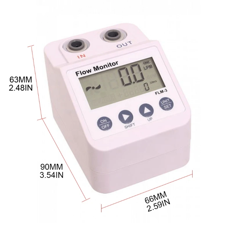 

Water Purifier Electronic Digital Display Monitor Filter Water Flow Meter