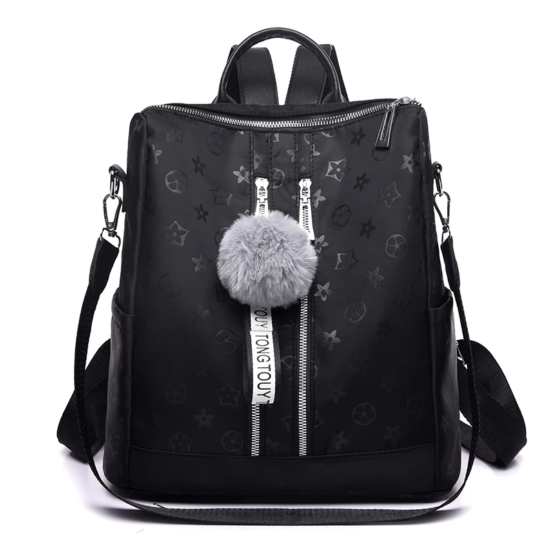 

2019 Summer Springtime Style Retro Letter Old Flower Backpack Female Shoulder Slung Travel High Capacity Fashion Shopping