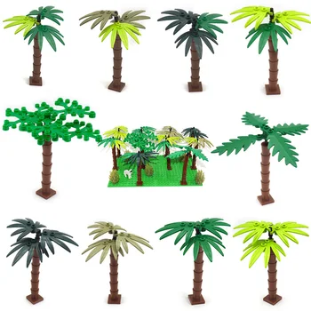 

Bricks toy Trees 2pcs/set City Plants Building Blocks Set Military Street Special Forces Figures Gift Child Gift Toys