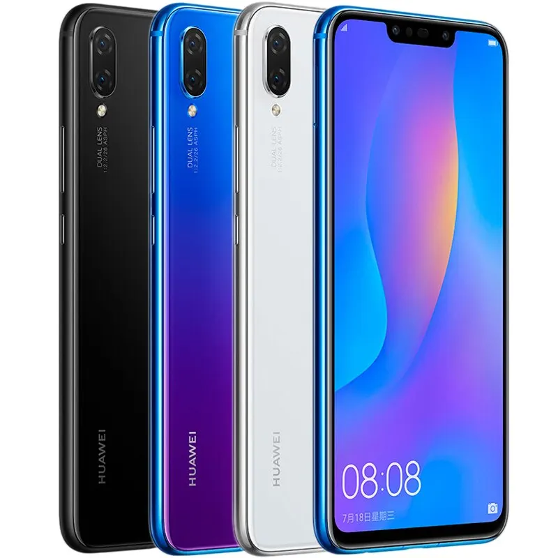 Huawei-nova 3i 4g lte android 8.1 phone、2340x1080、24.0mp