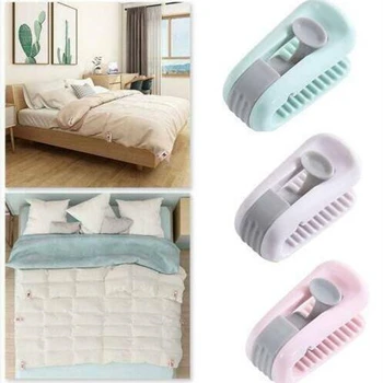 

6 Pcs/set Needle-Free Anti slip Quilt Duvet Cover Clips Blankets Fastener Non-slip Bed Cover Sheet Fixer Bed Sheet Clip