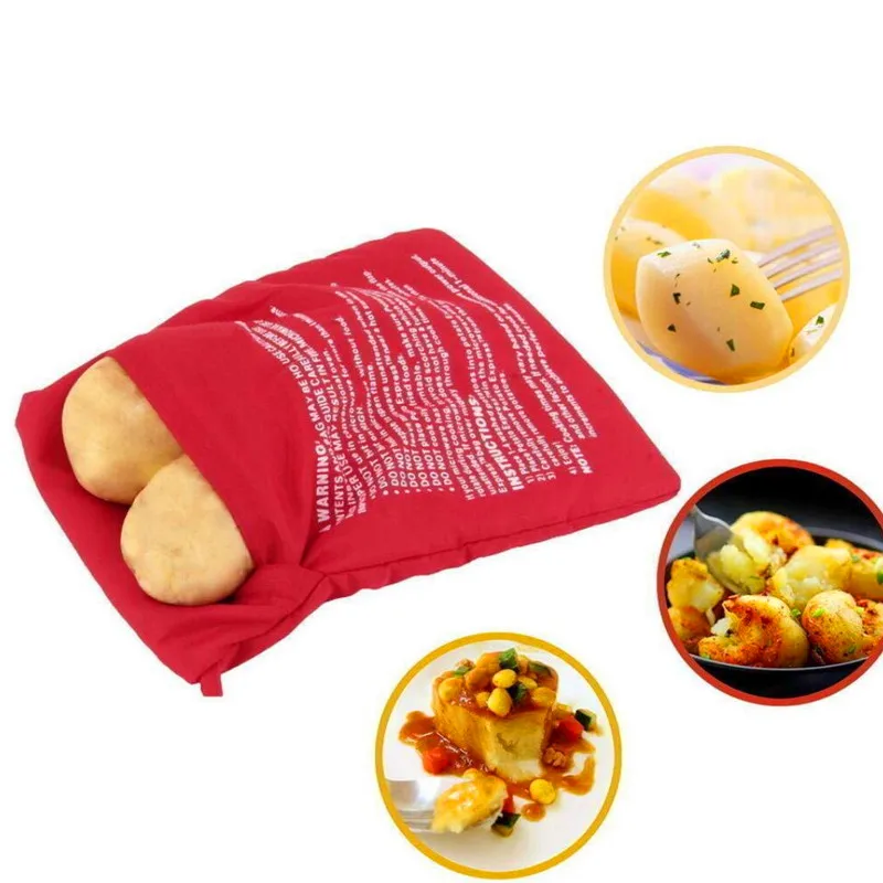 Многоразовые микроволновые выпечки картофеля Плита чехол быстрая запеченные
