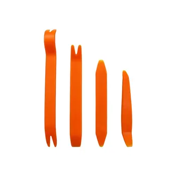 

4pcs/Set Car Safty Tool Audio Removal Tool Panel Door Clip Trim Dash Disassembly Installer Pry Tool Radio Tools Hand Repair Tool