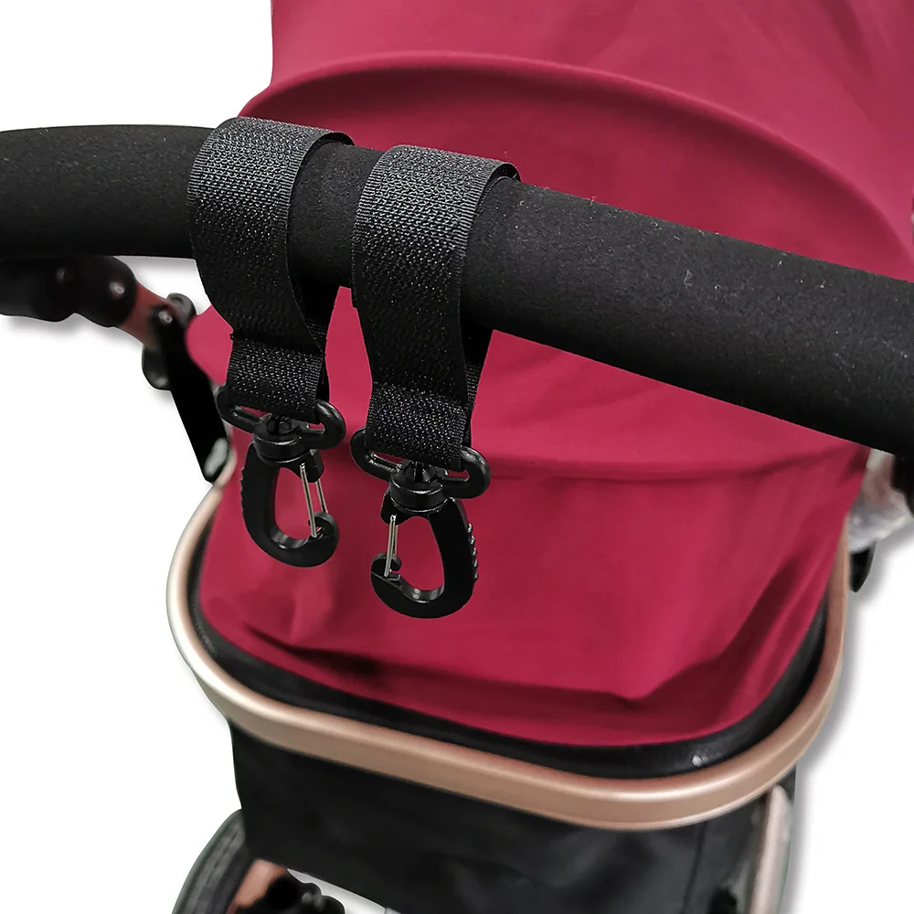 2pcs/Set Stroller Hooks Wheelchair Stroller Pram Carriage Bag Hanger Hook  Baby Strollers Shopping Bag Clip Stroller Accessories - AliExpress