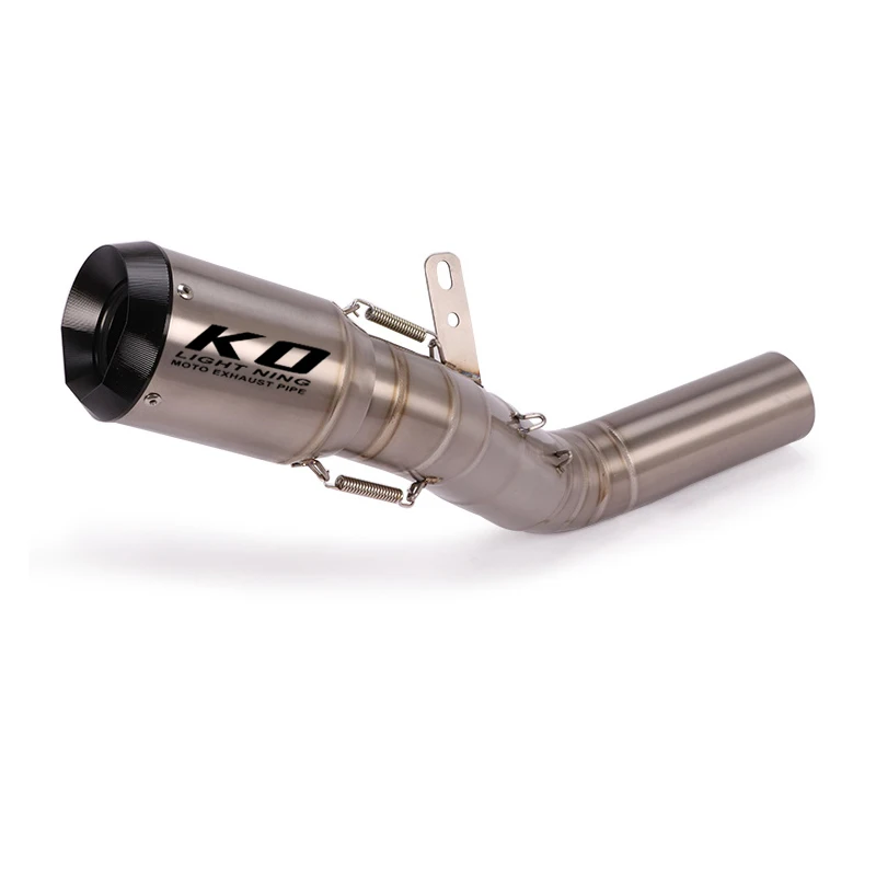 Titanium Alloy Exhaust System for Kawasaki Z900 Ninja 900 Motorcycle Header Mid Link Pipe Slip On Escape with Mid Pipe Catalyst - - Racext 21