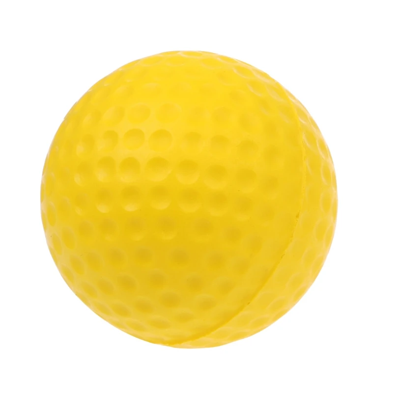 Мячи для гольфа из желтой пены, мягкие пенные шарики для тренировок