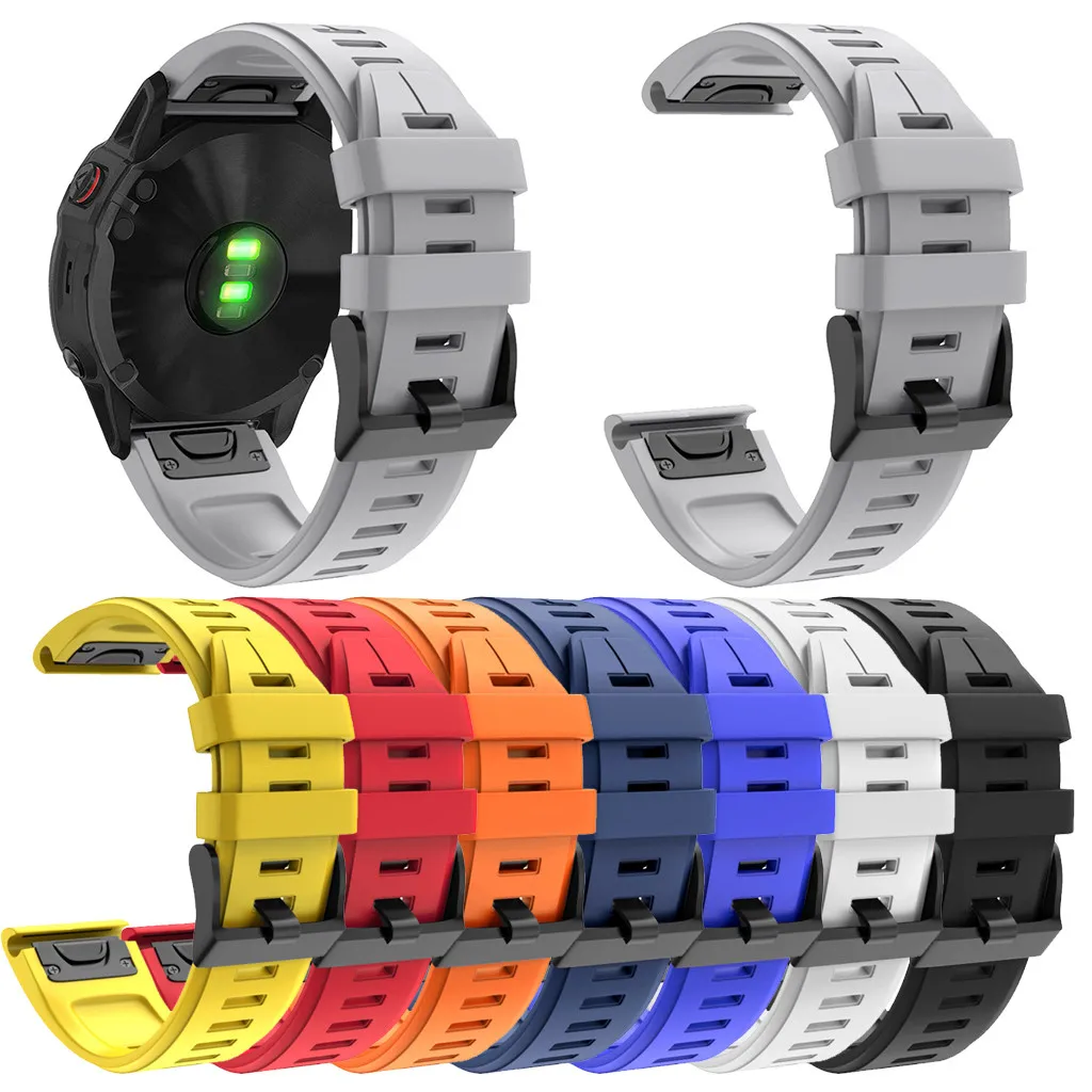 

For Garmin Soft Silicone strap sturdy durable Quick Release Watch Band Wrist Strap with screwdriver For Garmin Fenix 6/Fenix 6Pr