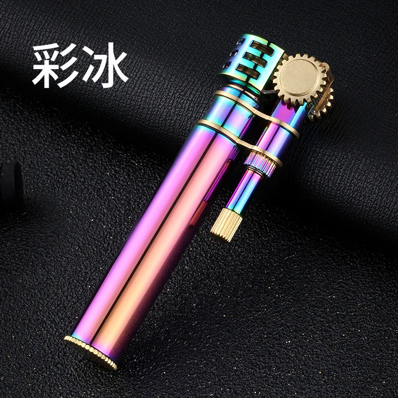 Chief Mini Thunder металлическая зажигалка, бензин, керосин, кремень, бензин, винтажная Зажигалка для сигарет, масло, бензин, многоразовая Зажигалка для курения - Цвет: color5
