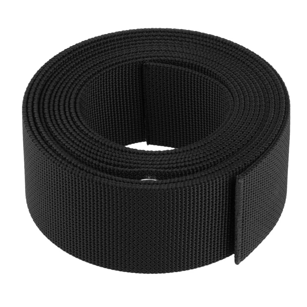 3.5m Scuba Diving Webbing Weight Belt Replacement Strap for Backplate Black 3.5m Scuba Diving Webbing Weight Belt Replacement Strap for Backplate Black