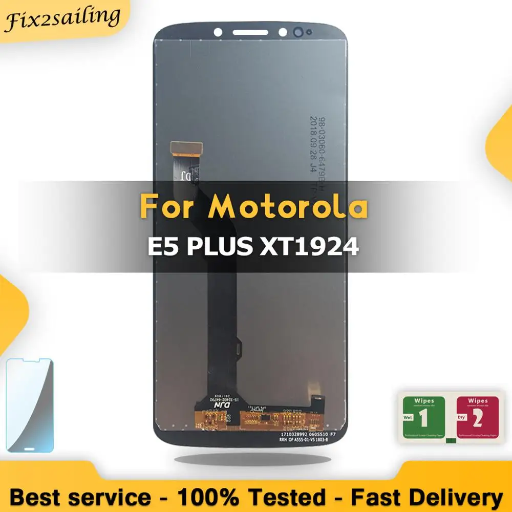 

Top Quality LCD Display For Motorola MOTO E5 Plus XT1922 XT1924 LCD Touch Screen Digitizer Assembly Screen
