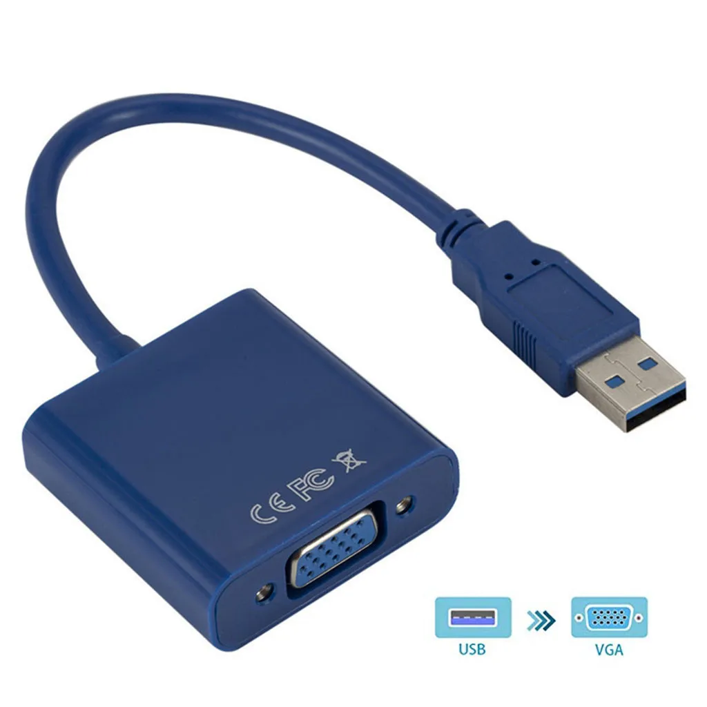 USB 3,0 к VGA адаптер мульти-дисплей видео конвертер HD 1080P внешняя видео карта