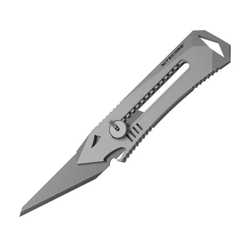 Nitecore NTK10 титановый нож для самозащиты многофункциональный выдвижной открытый охотничий кемпинг рыбалка EDC Инструменты серебро