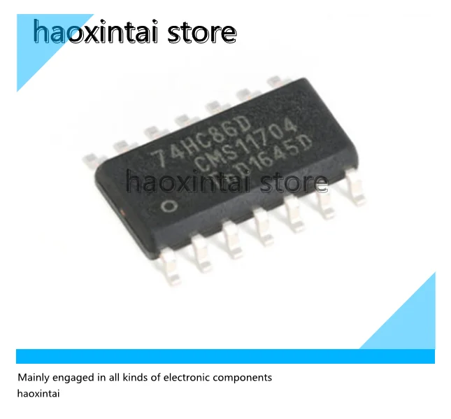 

10 шт. 74HC86D, 653 оригинальный патч 74HC86D, 653 SOIC-14 эксклюзивный четырехсторонний 2-входной или логический чип gate