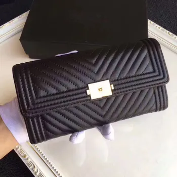 

2020 new wallet original hardware, exquisite line, three lines of bone edge three-dimensional effect prominent