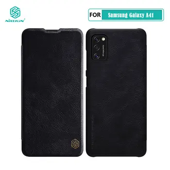 

Nillkin Case for Samsung Galaxy A41 Qin Series PU Leather Flip Cover For Samsung Galaxy A41 Case