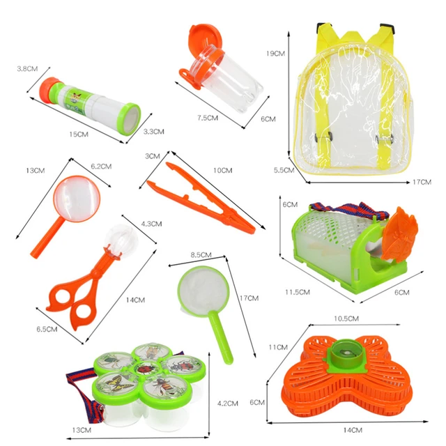 Jouets d'extérieur pour enfants, kit attrape-insectes, kit d