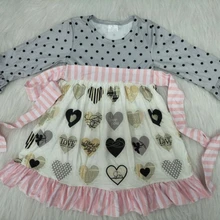 Горячая Распродажа, платья для маленьких девочек, вечерние платья с сердечками на День святого Валентина, эксклюзивная детская одежда