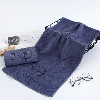 

35*75CM Car Sticker Wash Microfiber Towel Car Cleaning For Opel Astra H G J Insignia Mokka Zafira Corsa Vectra C D Antara