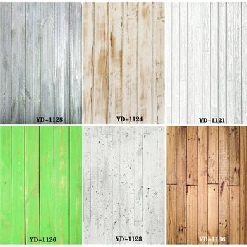

Vinyl Custom Photography Backdrops Prop Wooden Planks Theme Photography Background YD200215-04