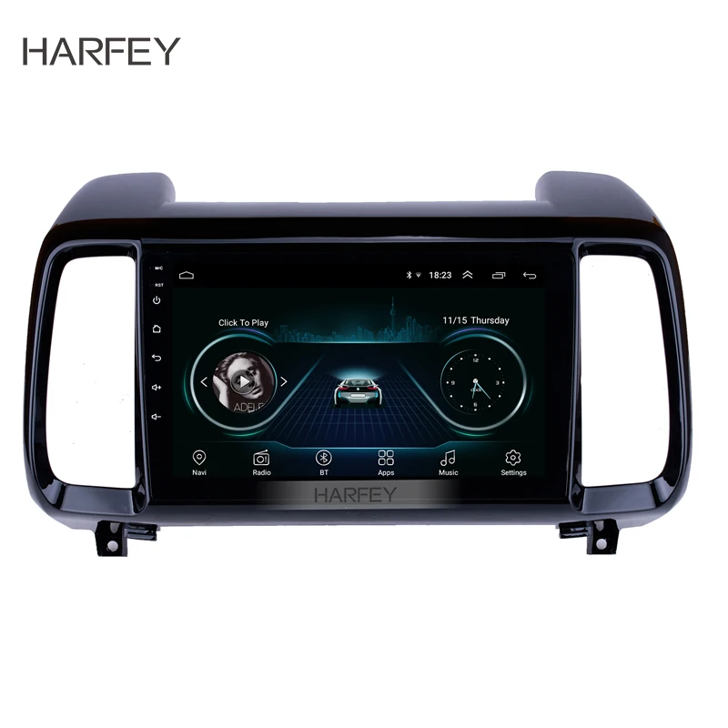 Harfey 9 "Автомобильный мультимедийный плеер для 2018 hyundai IX35 Android 8,1 автомобильный стерео gps Navi цифровое зеркало ТВ Ссылка Bluetooth 3g сзади