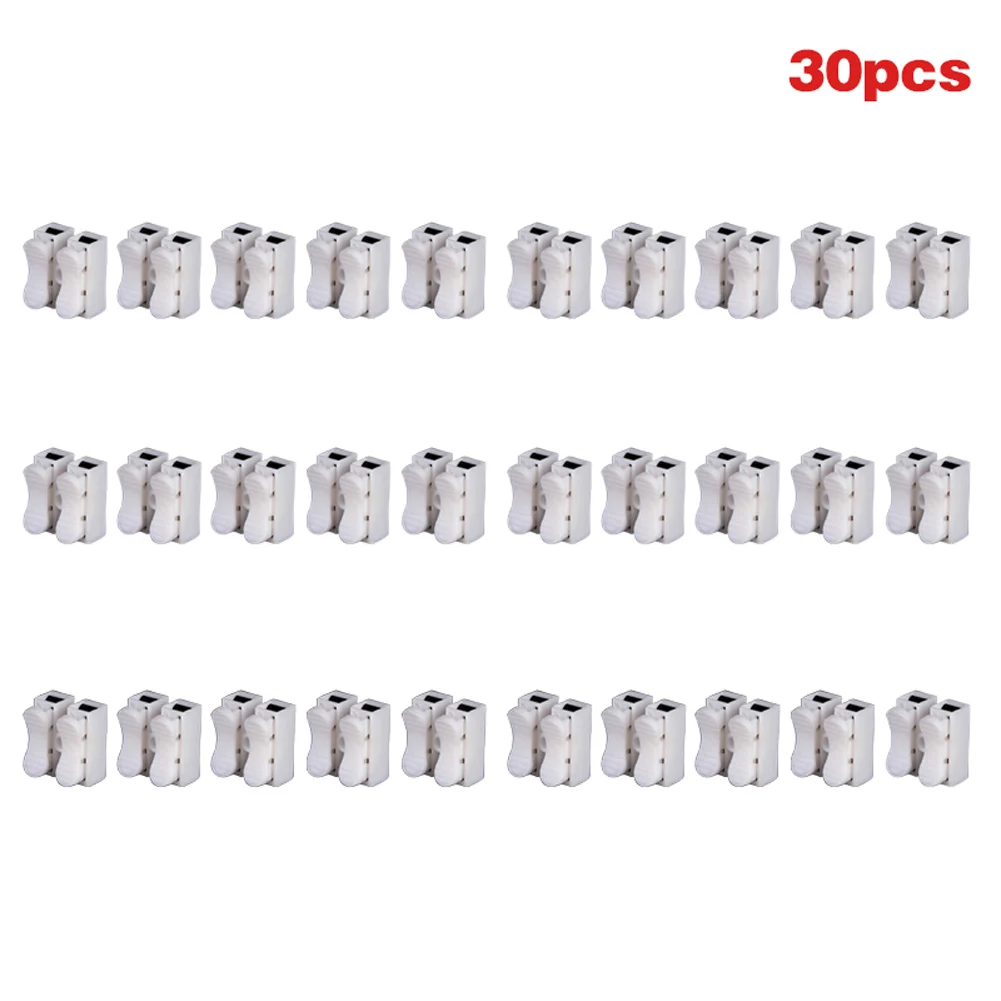 30pcs 22/10/30/50 шт в наборе, быстрый зажим для обжимная Клемма Замена провод разъем для 0,5-3,5 провода JAN88 - Цвет: 30pcs