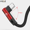 PZOZ Micro usb cable Fast Charging 90 Degree Micro usb charger Microusb cable For Samsung xiaomi redmi Tablet cable usb micro ► Photo 2/6