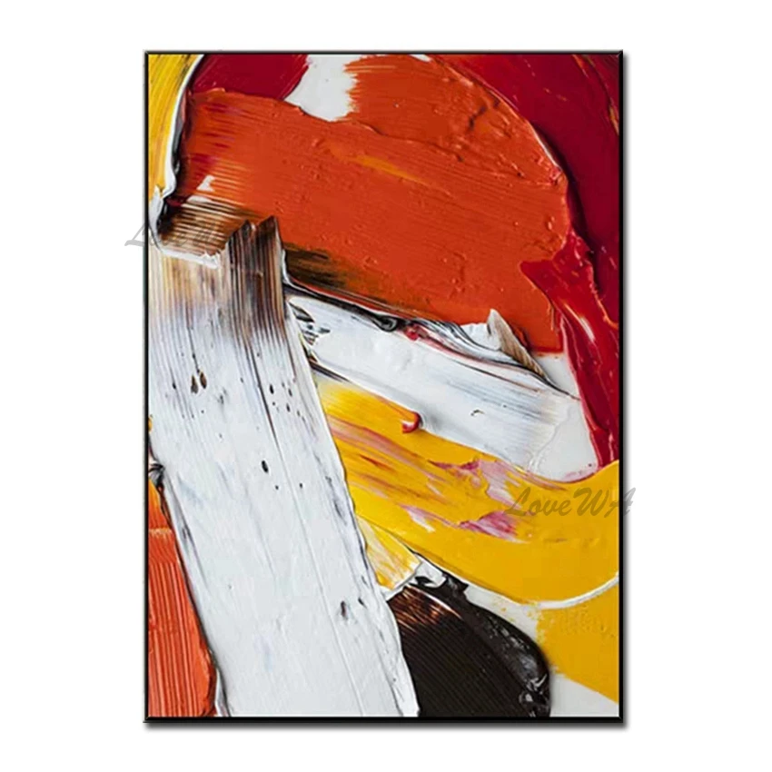 

Hand Painted Canvas Oil Paintings Modern Abstract Oil Painting On Canvas Wall Picture For Living Room Home Decor No Frame
