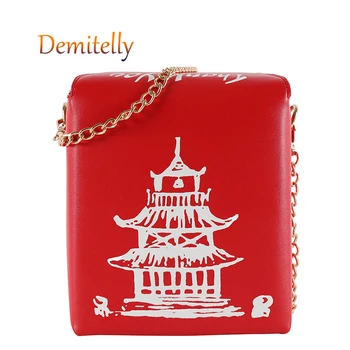 

Fashionable Celebrity Style Ladies Handbag New Pavilion Pavilion Decoration Shoulder Messenger Bag Women's Chain Tote Bag Wallet