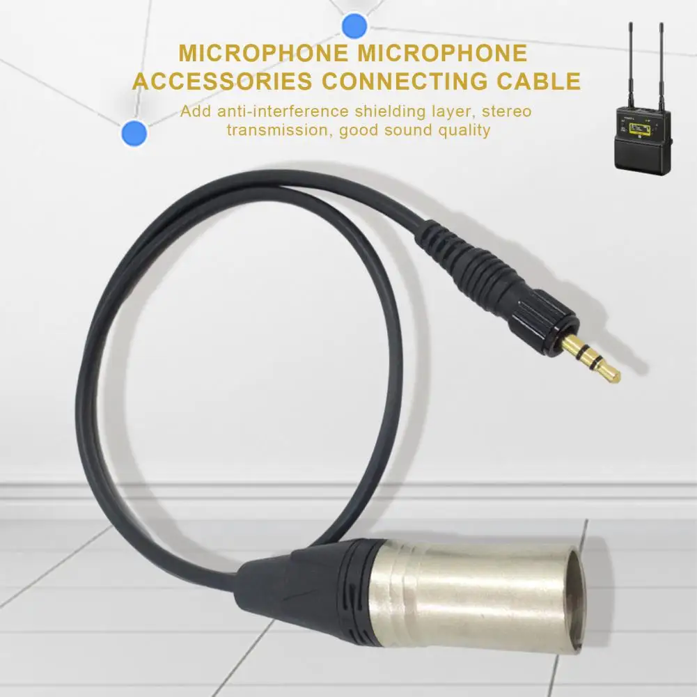 HangTon Cavo audio di bloccaggio da 3,5 mm TRS a TA3F per il ricevitore Sony UWP-D11 D21 al registratore mixer Sound Devices 633 664 688