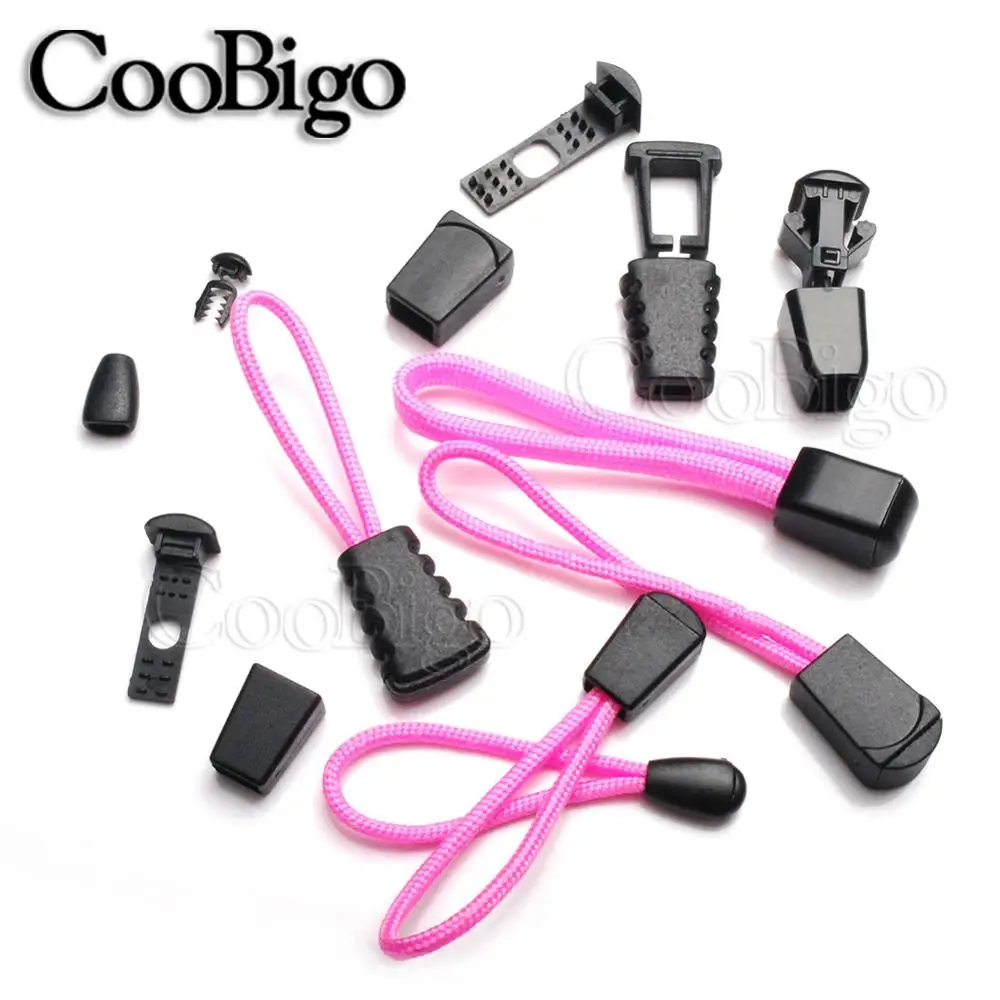 50pcs Plastic Zipper Pull Cord Lock End Paracord Clips Plastic Tether Tip  Clamp Elastic Shoelace Rope Clothes Backpack Accessory - AliExpress