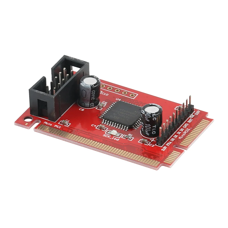 Новый 2 в 1 ПК Pci Mini e lpc порт диагностический тест отладка King почтовая карта для