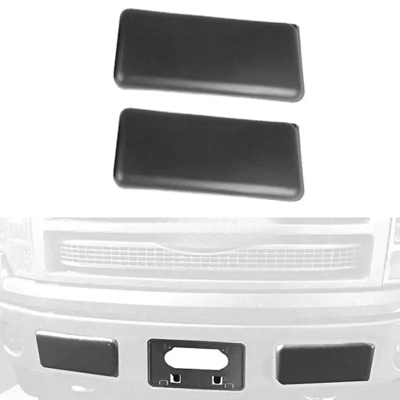Защитные щитки для передних бамперы, совместимые с Ford F150 2009-, вставной колпачок, комплект для удаления, пара для правой и левой стороны LX9C